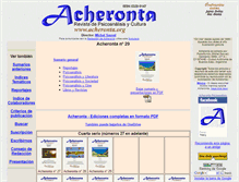 Tablet Screenshot of acheronta.org