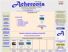 Tablet Screenshot of acheronta.com